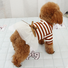 Dog Shirts Small Pet Spring and Autumn Warm Wedding Tops