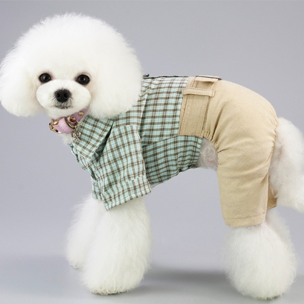 Dog Shirts Teddy Clothes Thin Pet Four-legged Suit