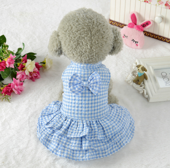 Dress of Dog Summer Pet Small Skirt Vest