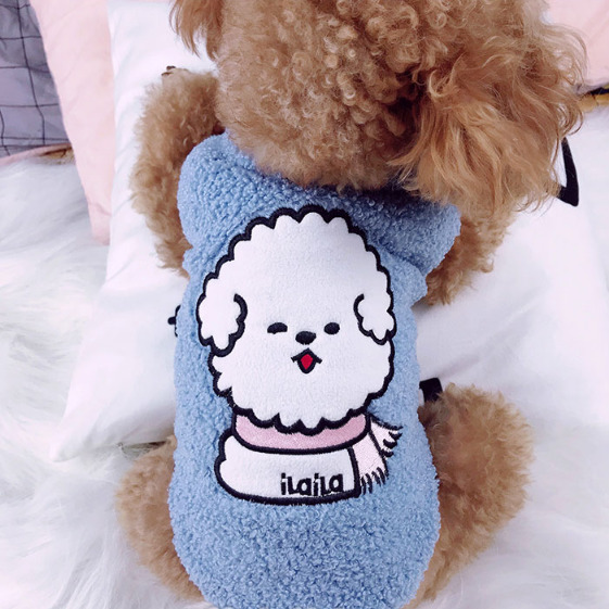 Dog Shirts Winter Teddy Warm Cotton Jacket