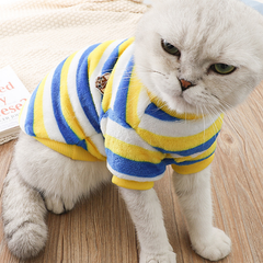 Cat Shirts Striped Sweater to Keep Warm for Autumn Winter