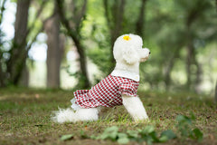 Dog Dress Cute Plaid Forest Pet Top