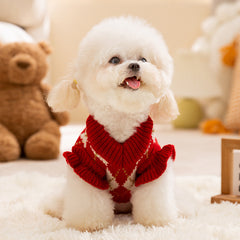Blue Plaid Teddy Bear Dog Pajamas Outfit
