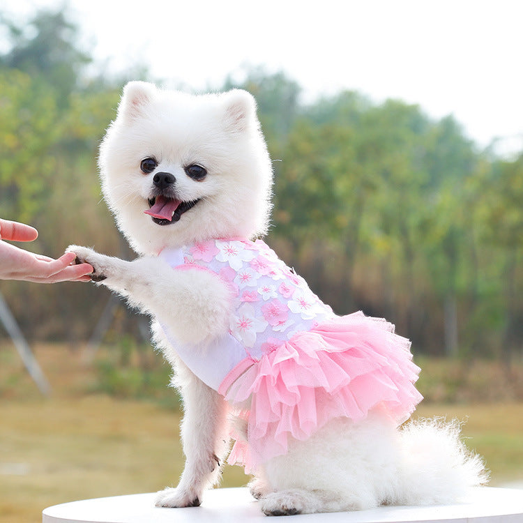 Dog Wedding Dress Teddy Princess