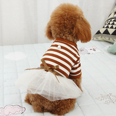 Dog Shirts Small Pet Spring and Autumn Warm Wedding Tops