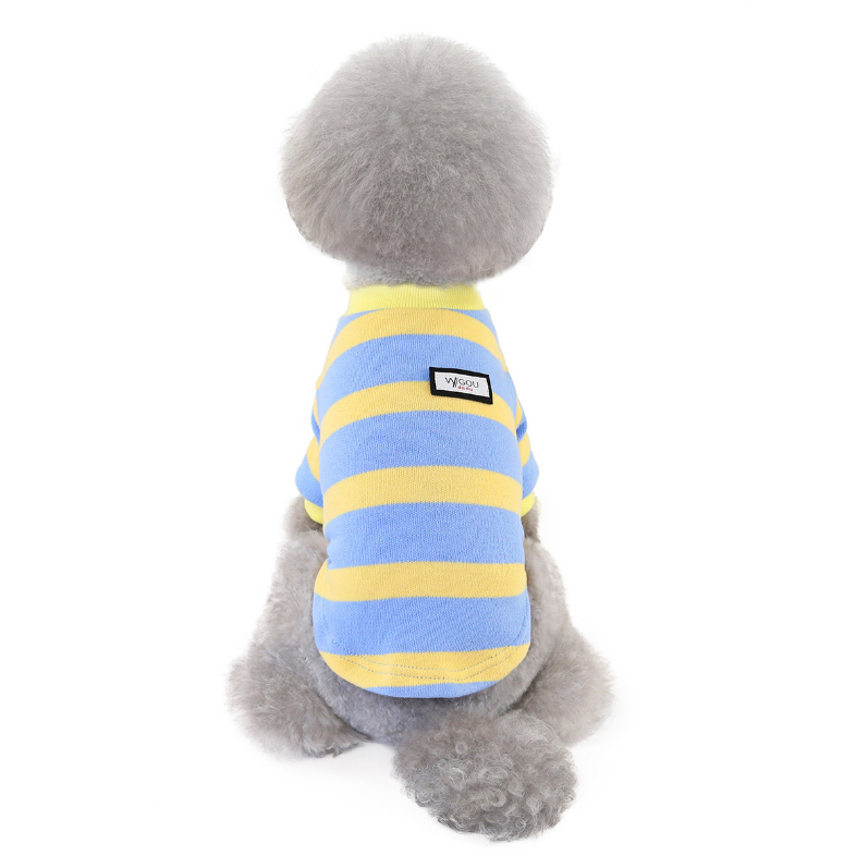 Dog Shirts Striped Sweater Autumn and Winter Clothing Pet