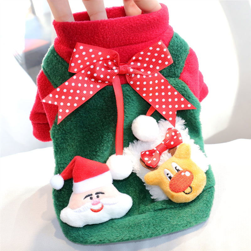 Dog Shirt Christmas New Year Pet Clothes