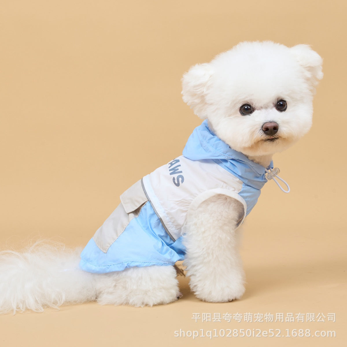 Soft Denim Dog Harness Outfit for Small Pets