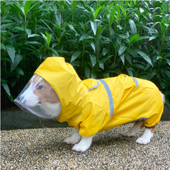 Dog Hoodie Summer Puppies Waterproof Raincoat