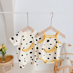 Happy Smile Dog Clothes Summer Pet Outfit