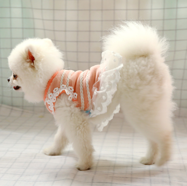 Dog Shirt Summer Pet Skirt T-Shirt Vest