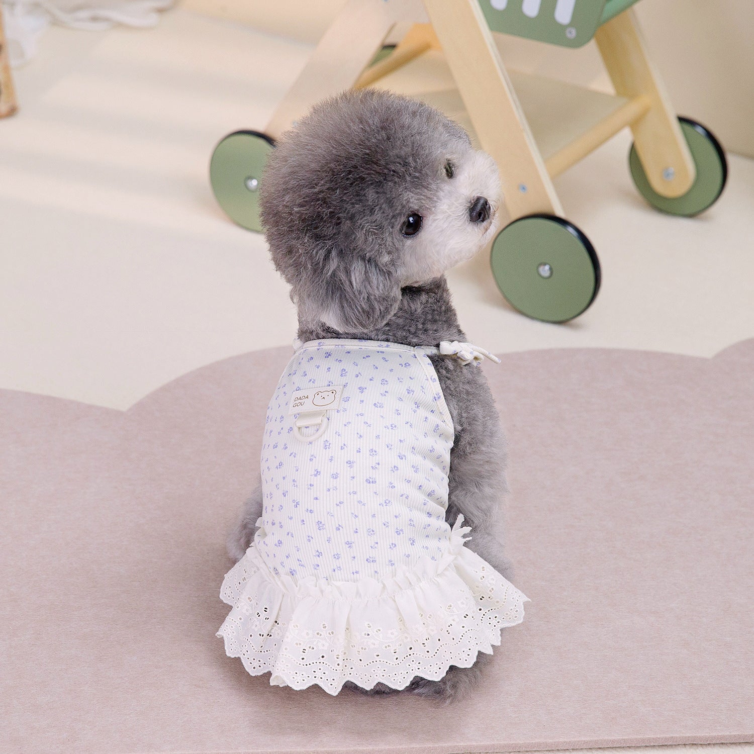 Dog Dress PCute Floral Teddy Bichon TOP