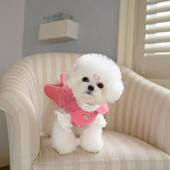Luxury Pet Tweed Jacket - Chanel-Style Elegance