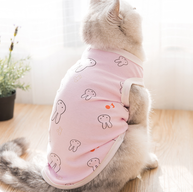 Dog Shirts Summer Rabbit Crown Pet Cat Vest Skirt