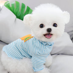 Dog Hoodie Autumn Fruit Short Bottoming Shirt Tops