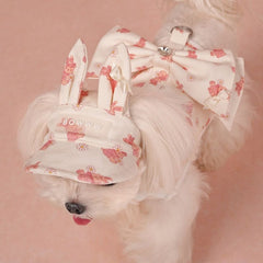 Pet Harness & Hat Set: 100% Cotton Cute-Style Leash