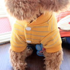 Dog Shirts Striped Belt Backpack Turtleneck Sweater