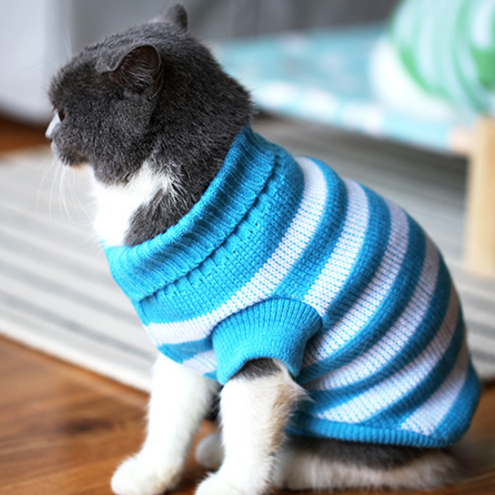 Dog Dress Warm Pet Two-legged Turtleneck Sweater