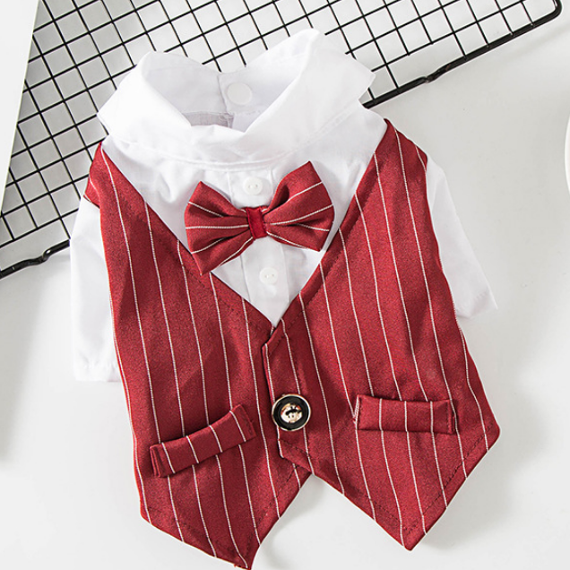 Dress of Dog Teddy Suit Wedding Shirts