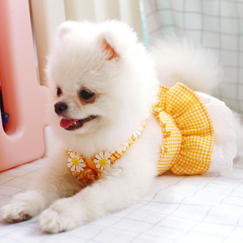 Dog Dresses Summer Small Pet Thin Vest Skirt