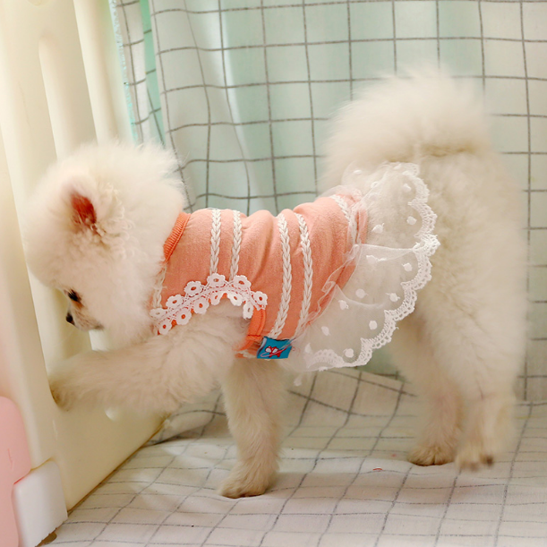 Dog Shirt Summer Pet Skirt T-Shirt Vest