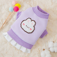 Dogue Shirt Cute Strawberry Bunny Warm Sweater