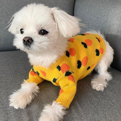 Dog Shirts Pink  Pet Pullover Strawberry Sweater