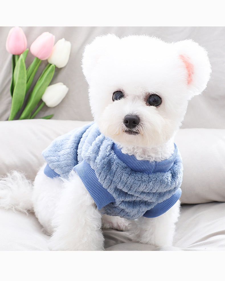 Dog Shirts Round Neck  Warm Winter