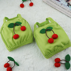 Funny Dog Shirts Pet Teddy Cherry Vest