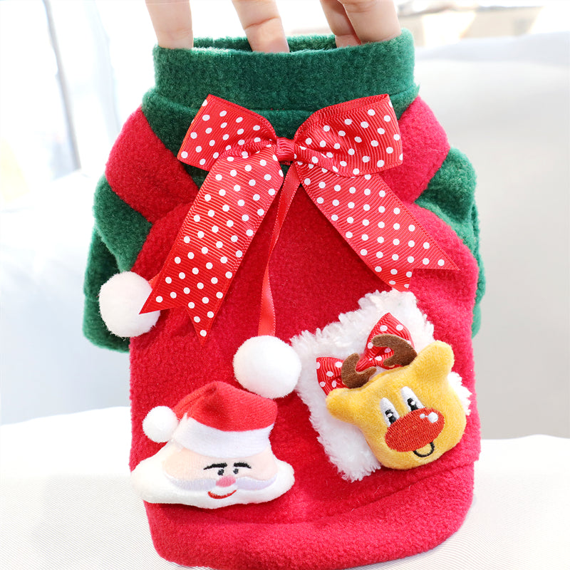 Dog Shirt Christmas New Year Pet Clothes