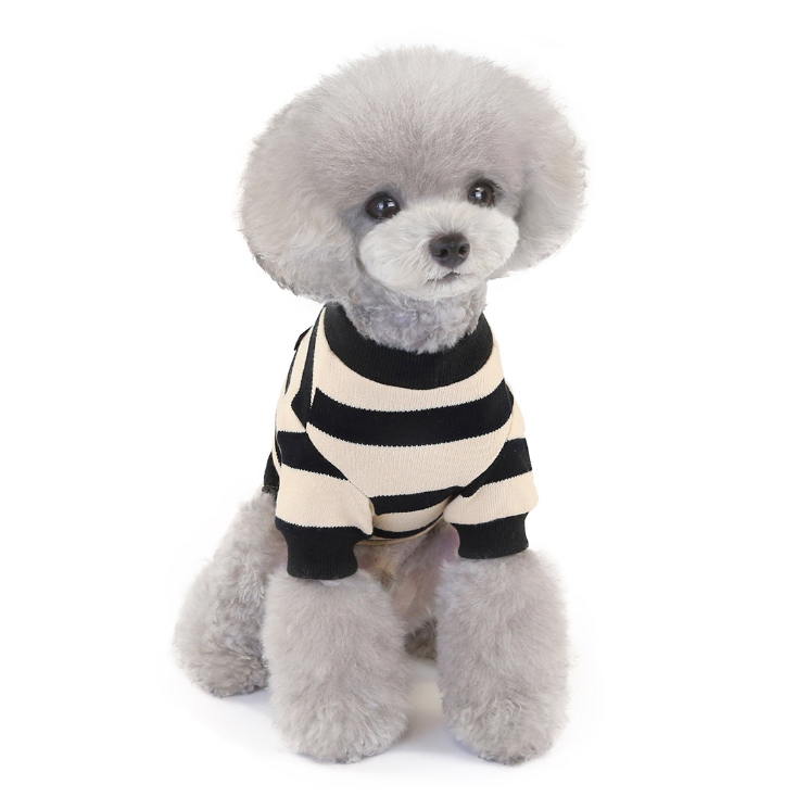 Dog Shirts Striped Sweater Autumn and Winter Clothing Pet