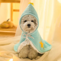 Dog Hoodie Christmas Dog Cloak Nightgown