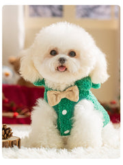 Dog Shirts Christmas Small Dog Thickened Elk Cape Pet Clothes