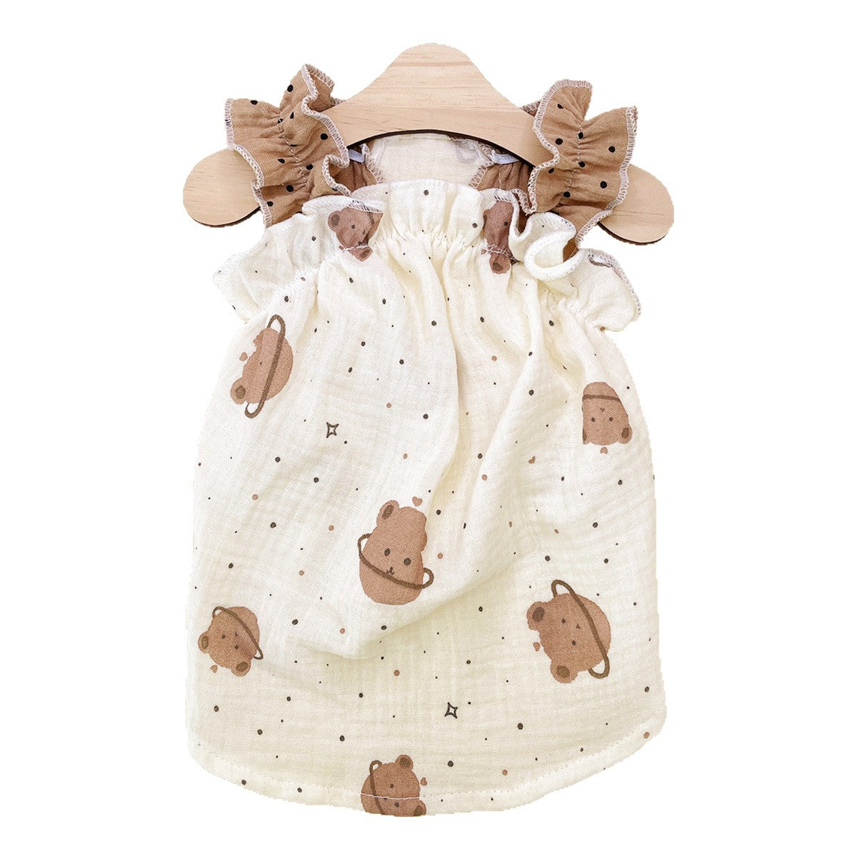 Dog Dress Cute Princess Lapel Top