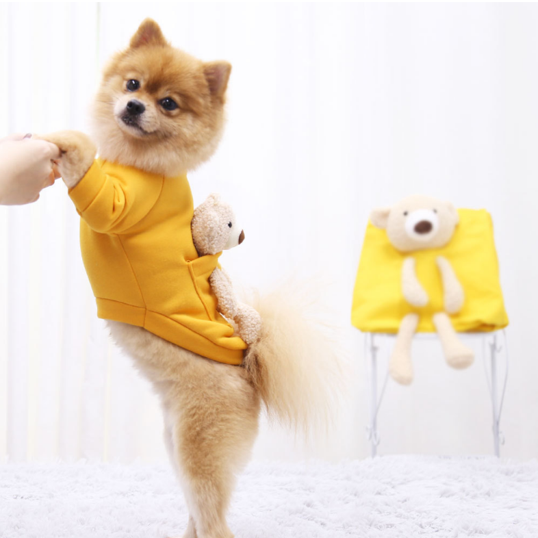 Dog Shirts Sweater Fleece Cartoon Clothes