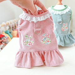 Dress of Dog Cute Casual Princess Rabbit Skirt