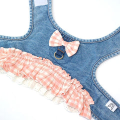 Pet cowboy-style chest and back harness