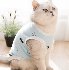 Dog Shirts Summer Rabbit Crown Pet Cat Vest Skirt