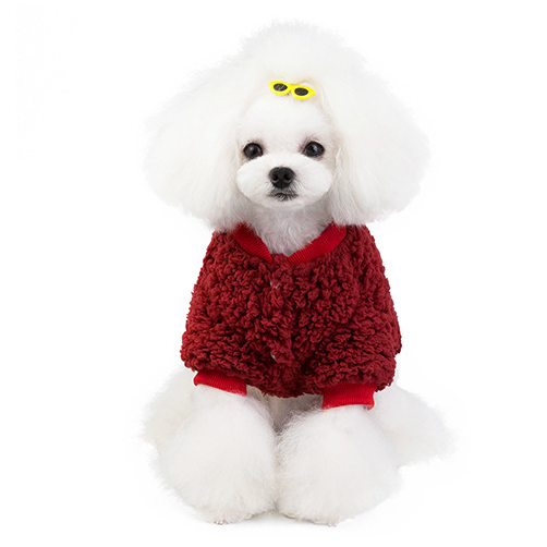 Dog Shirts Two-leg Fleece Keeps Warm Comfortable Clothes