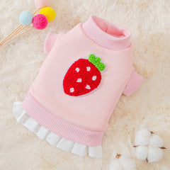 Dogue Shirt Cute Strawberry Bunny Warm Sweater