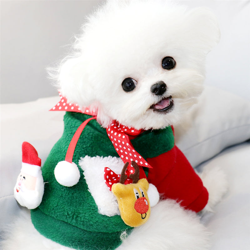 Dog Shirt Christmas New Year Pet Clothes