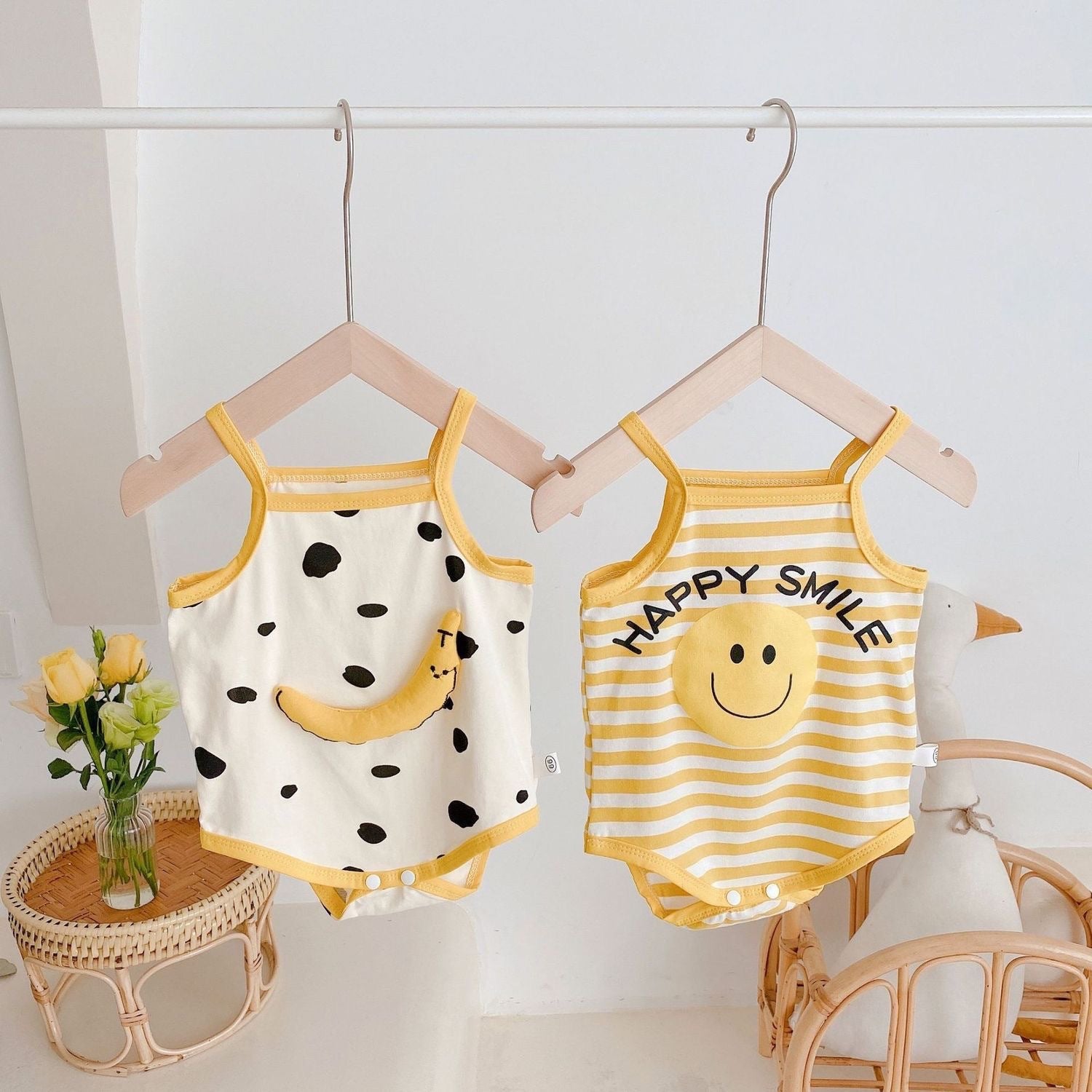 Happy Smile Dog Clothes Summer Pet Outfit