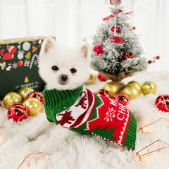 Dog Shirts Merry Christmas Winter Thick Pet Sweater