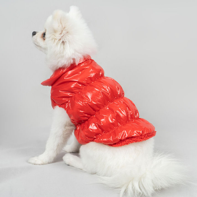 Dog Dress Simple Fashionable Warm Winter Cotton Jacket