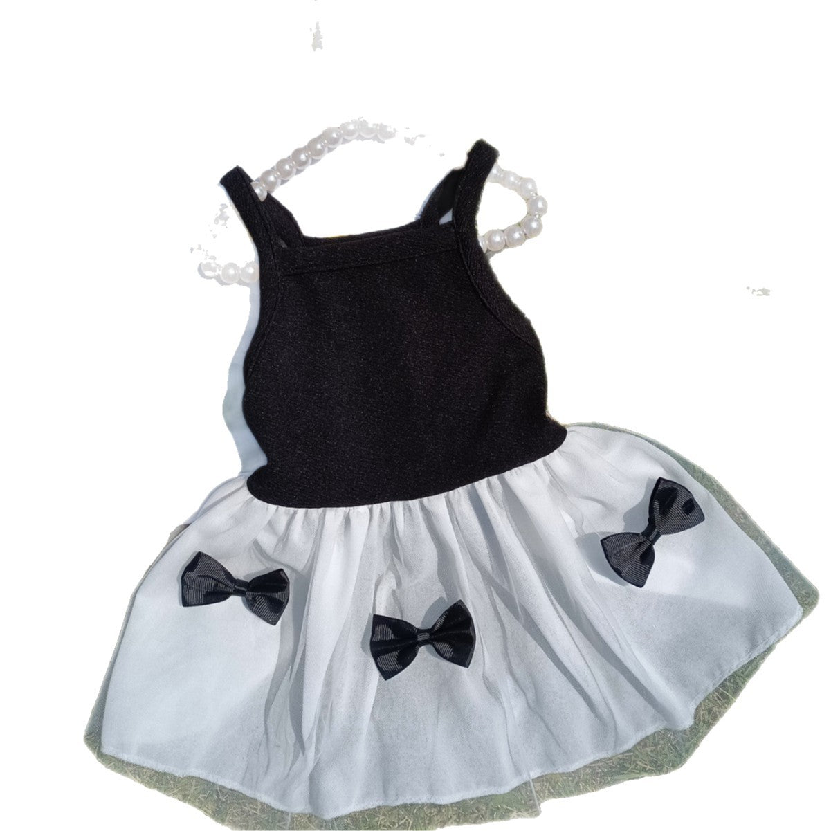 Dog Dress Cute Princess Lapel Top