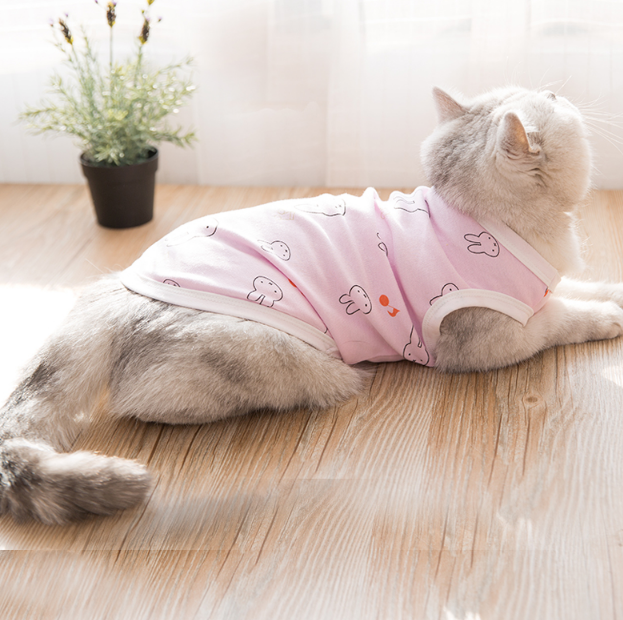 Dog Shirts Summer Rabbit Crown Pet Cat Vest Skirt