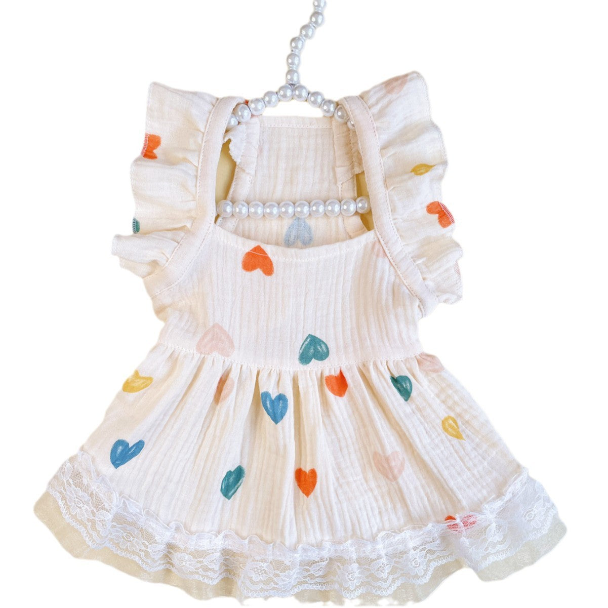 Dog Dress Cute Princess Lapel Top