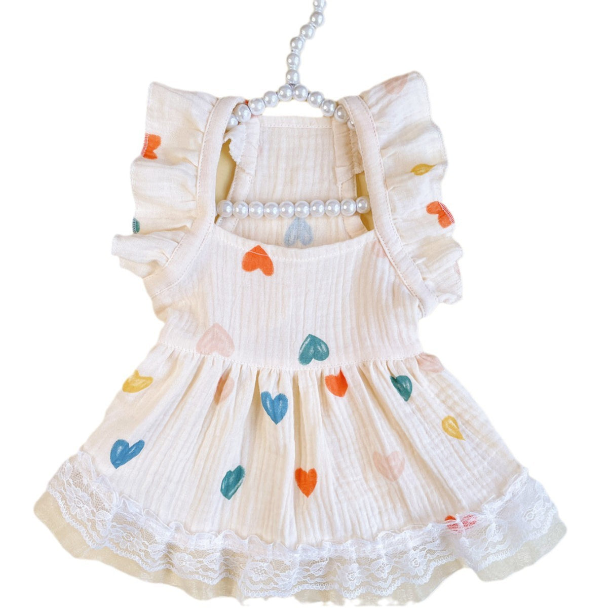 Dog Dress Cute Princess Lapel Top