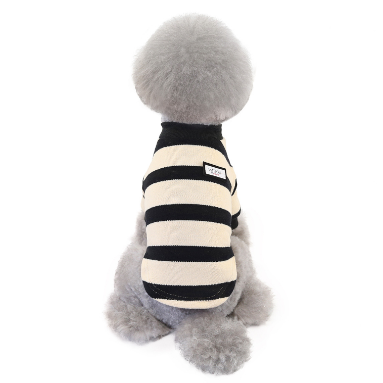 Dog Shirts Striped Sweater Autumn and Winter Clothing Pet