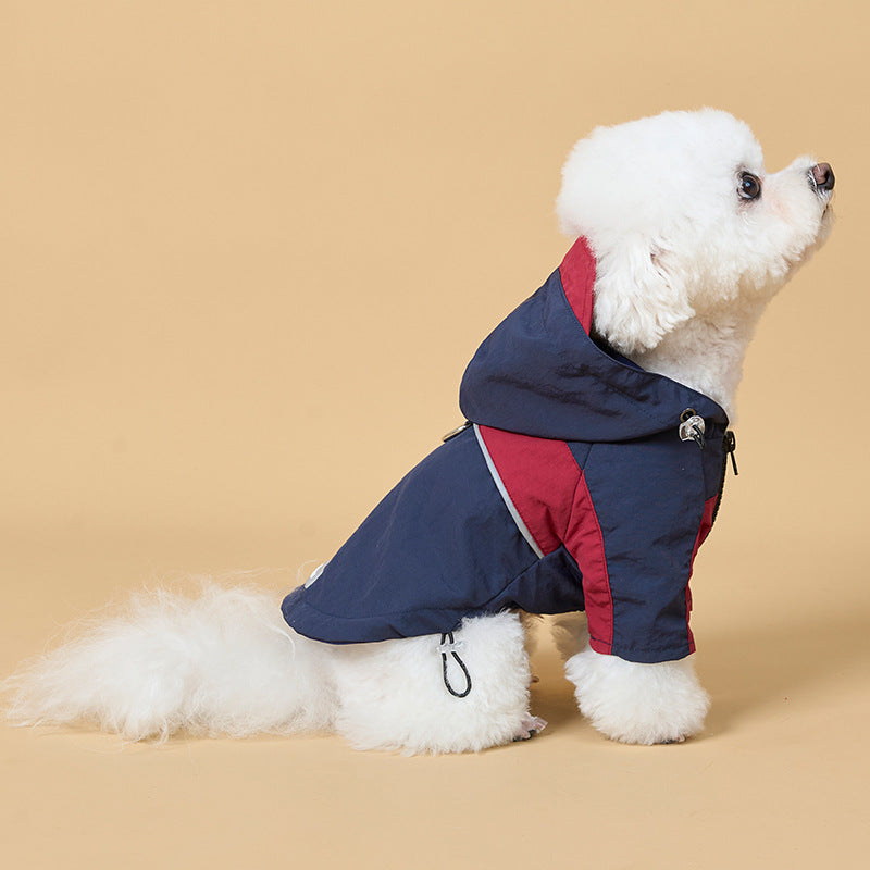 Waterproof Dog Jacket with Hood for Small Dogs